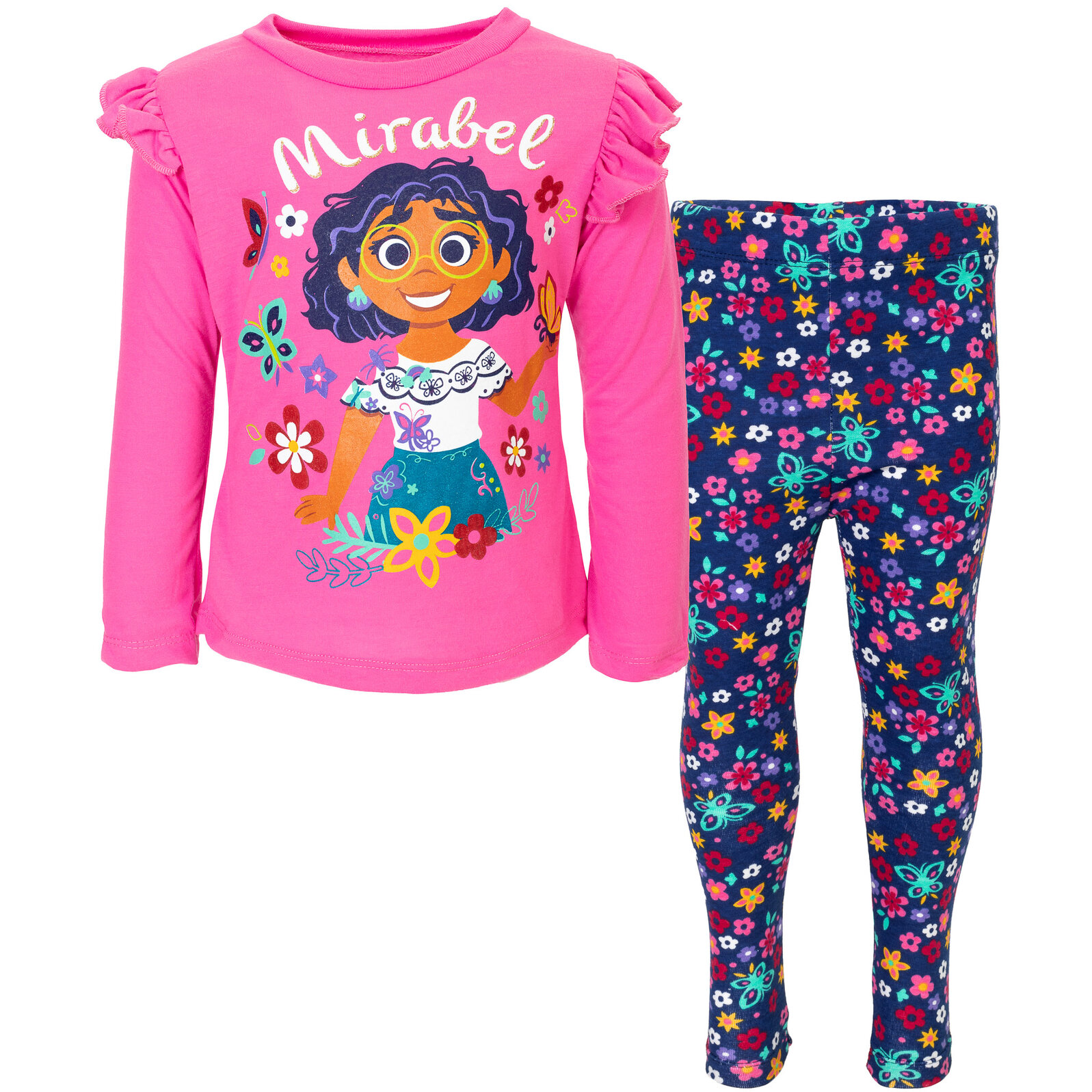 Disney Encanto Mirabel Toddler Girls T-Shirt and Leggings Outfit Set Toddler to Little Kid